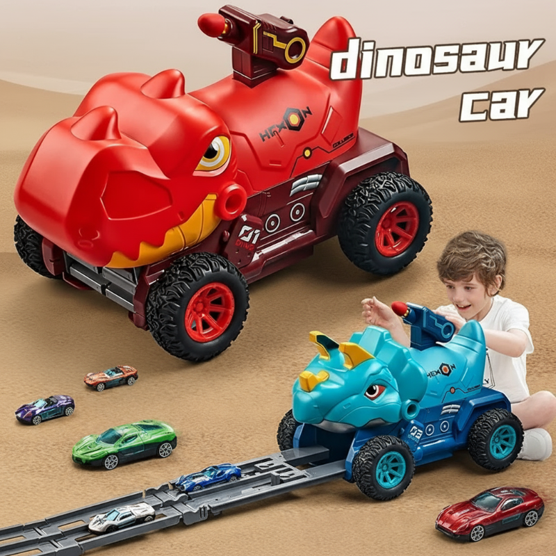 TurboRex – Przygodowe i interaktywne – samochód-zabawka z dinozaurem
