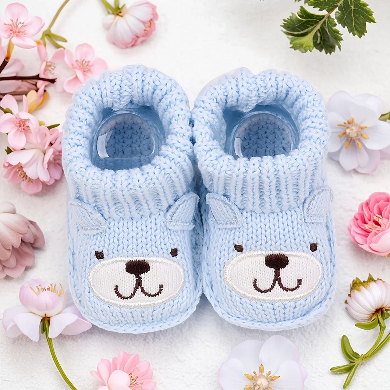 Mini Fashion – Dzianinowe buciki dla niemowląt (3-6 miesięcy)