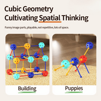 Thumbnail for Connect Beads™ - Klocki geometryczne - Edukacyjna układanka 3D