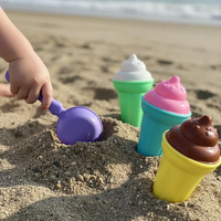 Thumbnail for BeachFun – Zabawa w piasku i kreatywność – zestaw do zabawy „Piasek, lody, łopatka”