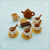 Thumbnail for MiniBrew – zabawny i edukacyjny – silikonowy zestaw do herbaty
