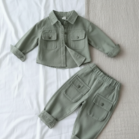 Thumbnail for Boys Fashion – Modny i wygodny – zestaw cargo dla chłopców