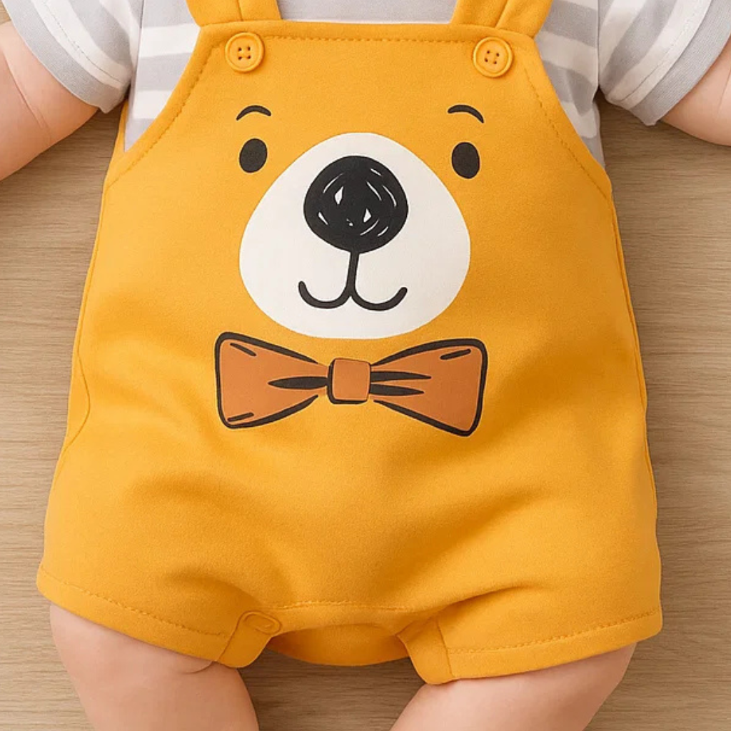 Mini Fashion™ - Komfort na każdą noc - Body piżamowe z krótkim rękawem