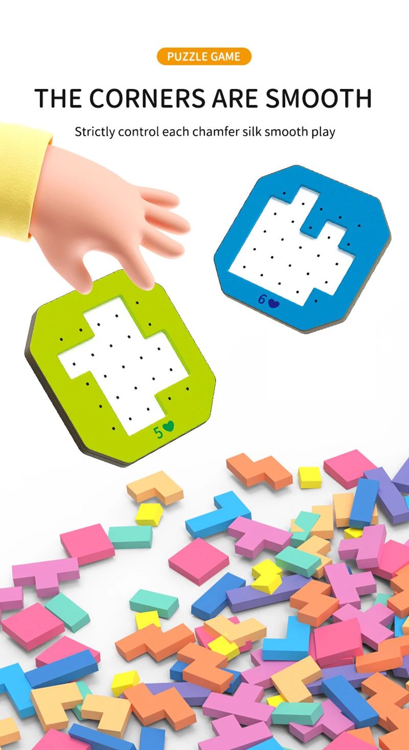 Logic Blocks™ – Kolor i kreatywność – Puzzle geometryczne