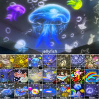 Thumbnail for CosmoGlow – Marzycielski i kreatywny – lampka nocna Galaxy Projector z obrotem o 360°