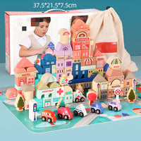 Thumbnail for BuildJoy – Edukacyjne i zabawne – Drewniane klocki budowlane w mieście