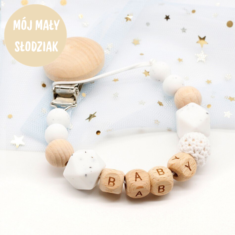 Woods™ - Personalizowany Łańcuszek do Smoczka