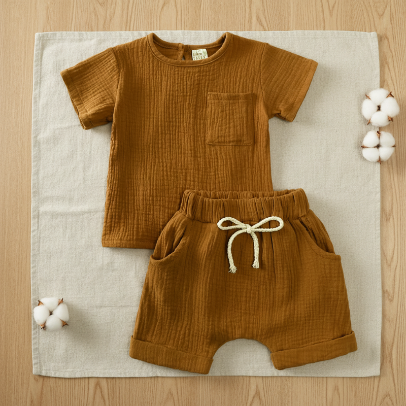 Baby Summer Outfit – Lekkość i wygoda – zestaw odzieżowy