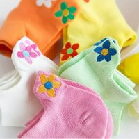Thumbnail for PlayfulToes – Kolorowe i miękkie – krótkie skarpetki dziecięce (zestaw 5 sztuk)