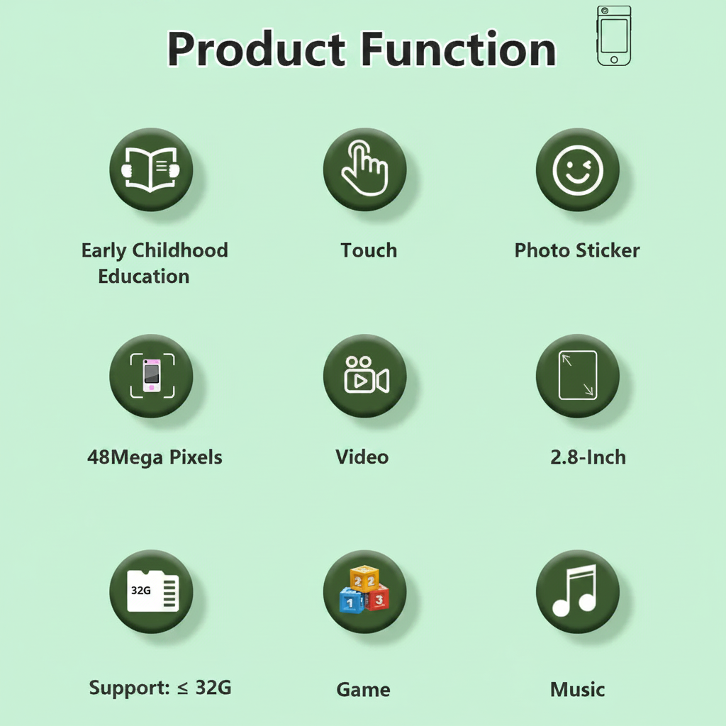 KiddoPhone – Edukacyjny i interaktywny – smartfon dla dzieci z aparatem i grami