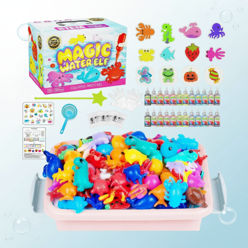 Magic Gel Water Beads – Kreatywność i zmysły – zestaw do zabawy „Kształty wody”