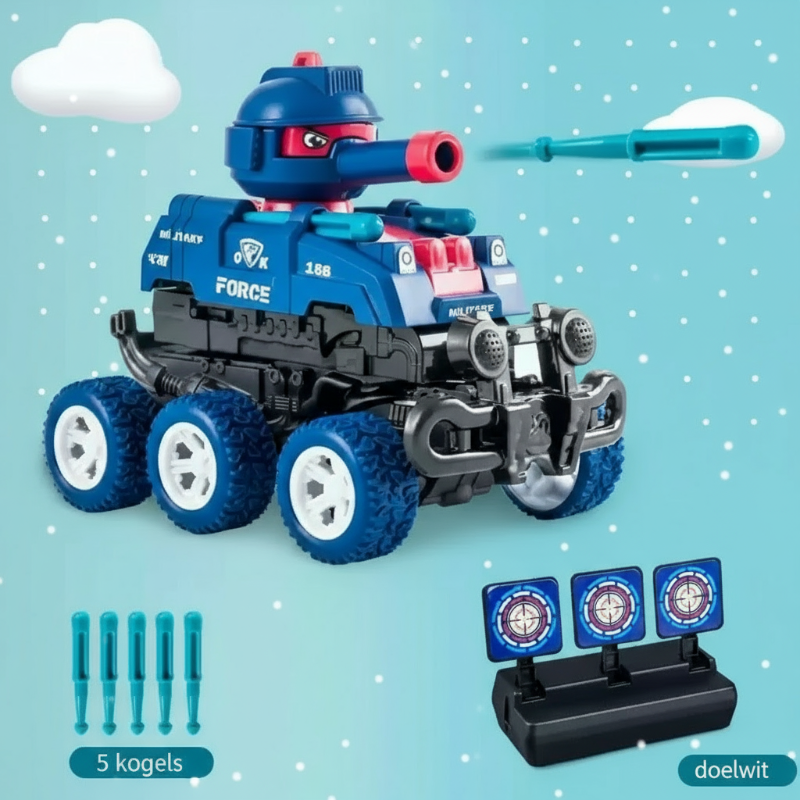 TankHero – Aktywny i wytrzymały - zabawkowy czołg z funkcją strzelania