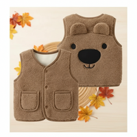 Thumbnail for Baby Bear Fleece Vest – Ciepła i miękka – dziecięca kamizelka z motywem misia