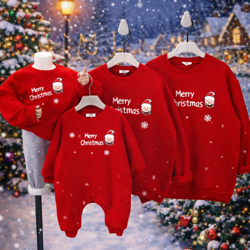 FamXmas – Świąteczny kombinezon i sweter dla całej rodziny