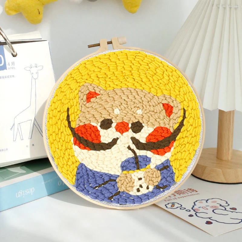 SoftLoop – Delikatne i kreatywne – zestaw do dekoracji wnętrz DIY Punch Needle