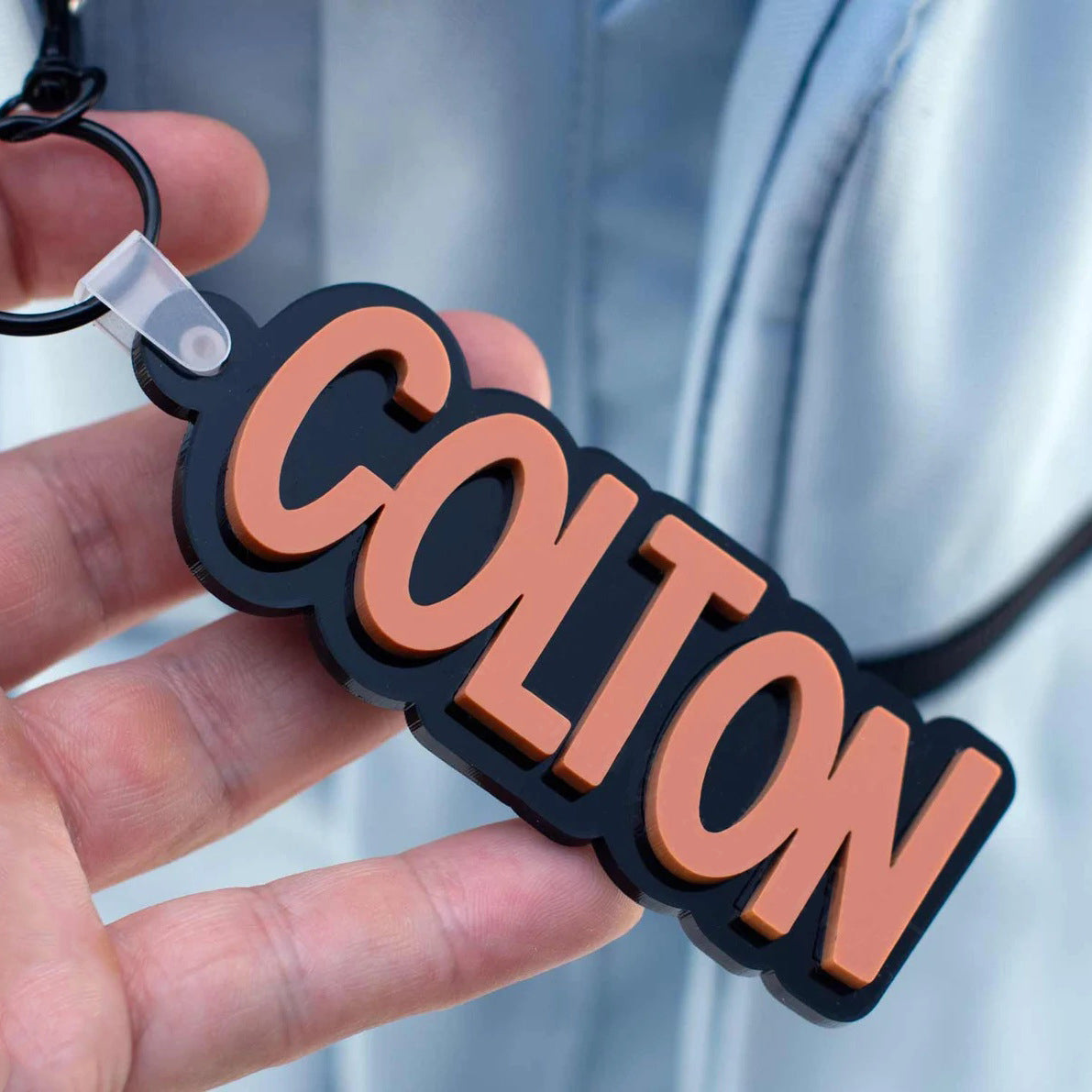 Custom Acrylic Keychain – Do toreb i kluczy – spersonalizowany brelok do kluczy