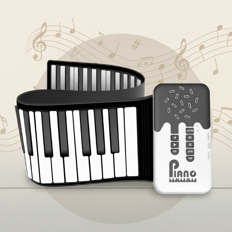 Roll-up Piano Keyboard – Kreatywne i edukacyjne – składane pianino