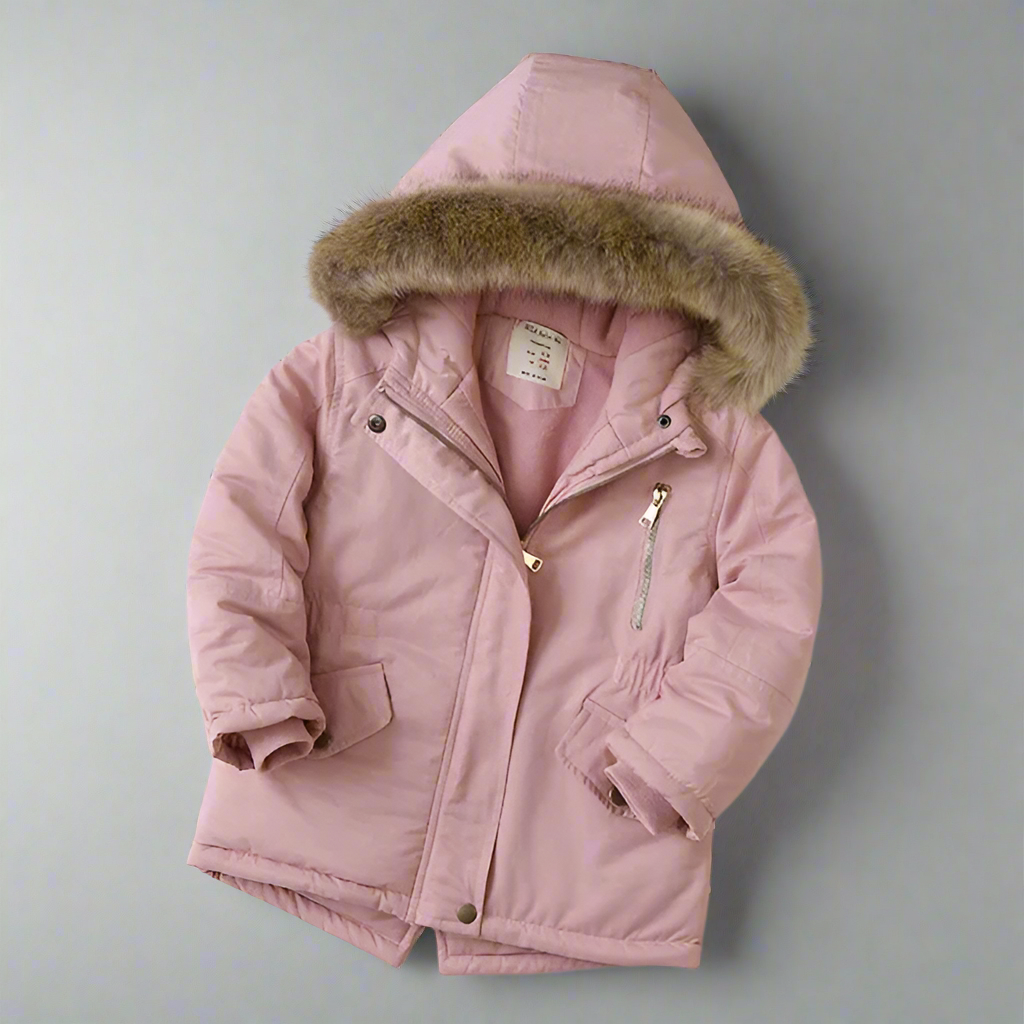 CozyTrend – Elegancka i ciepła – kurtka zimowa z futrzanym kołnierzem