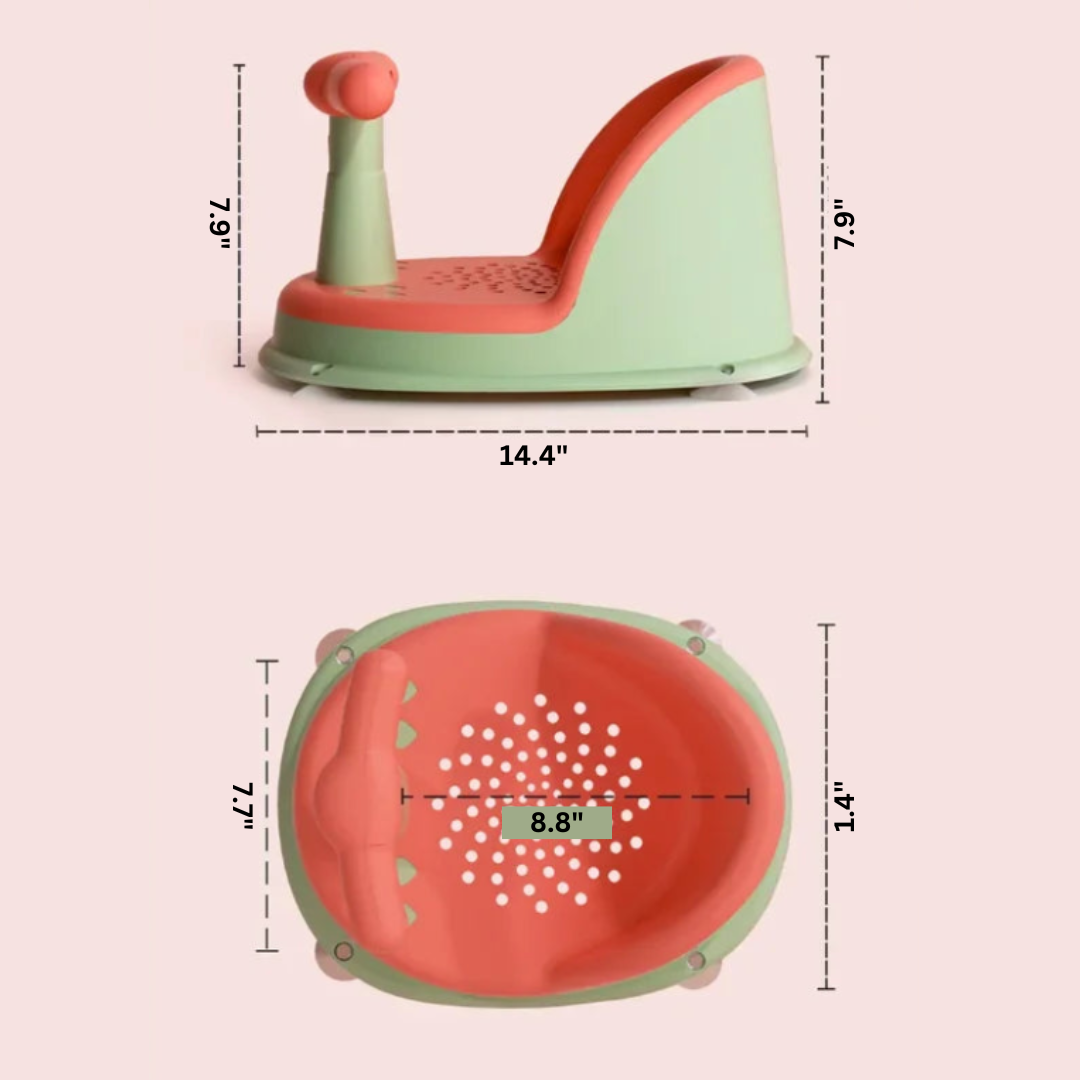LumaLieve – Bezpieczne i wygodne – ergonomiczne krzesełko do kąpieli dla niemowląt