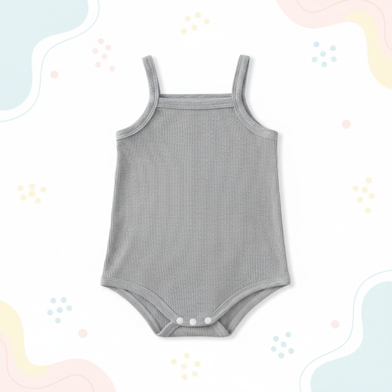 Summer Bodysuit – Lekki i wygodny – dzianinowy body dla niemowląt