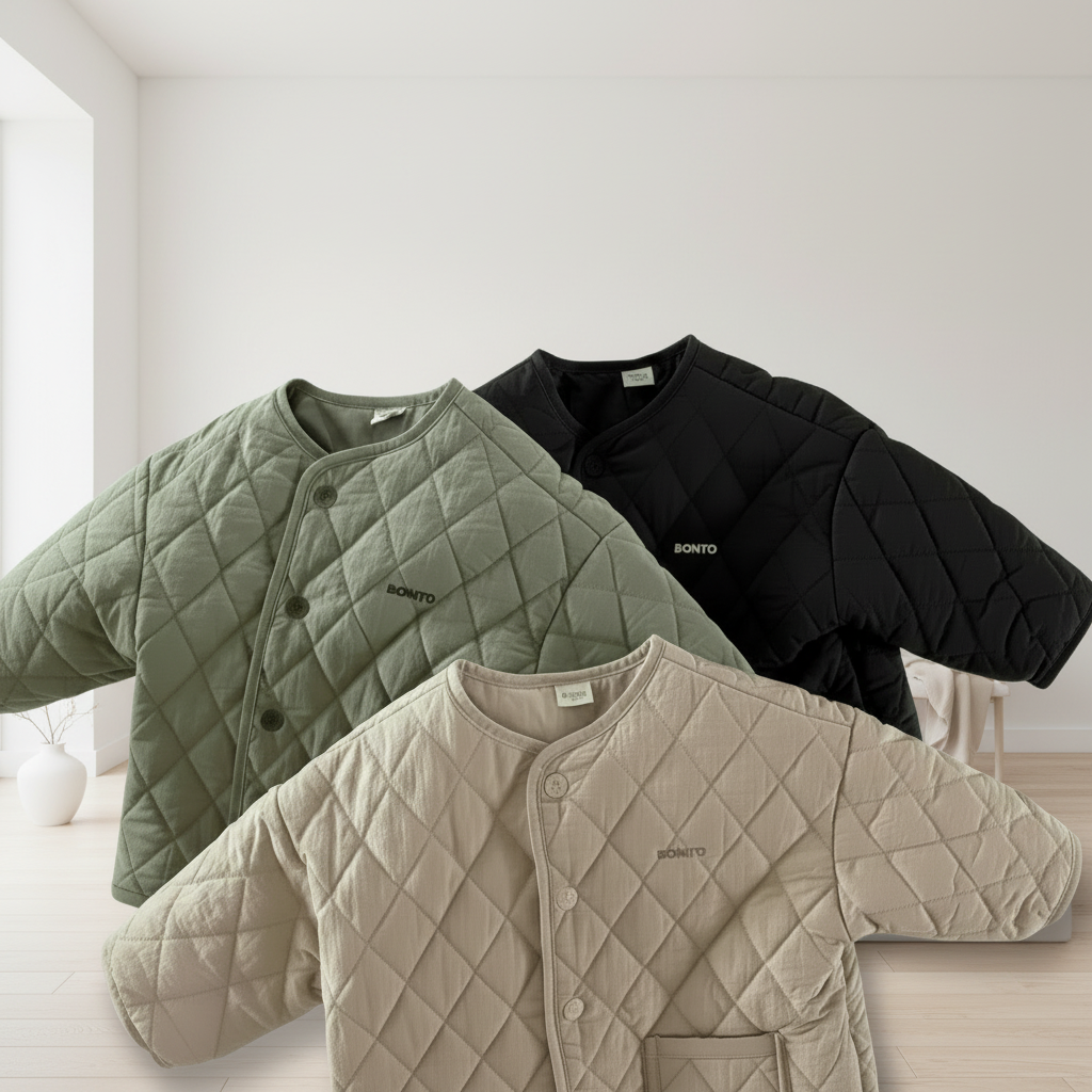 BonitoWear – Przytulna i ciepła – pikowana kurtka dla dzieci