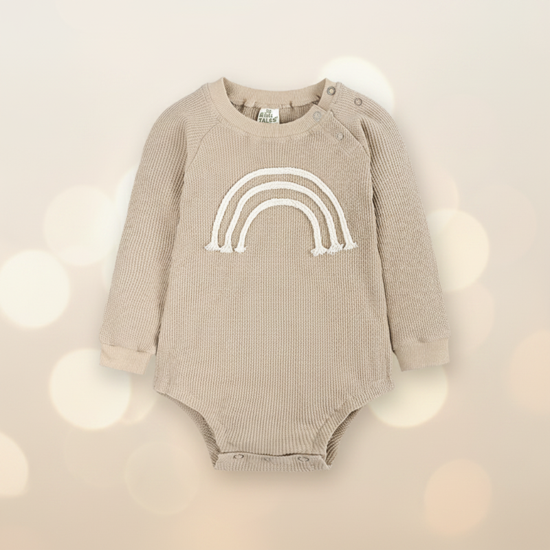 SnuggleHue – Miękkie i wygodne – tęczowe body dla niemowląt