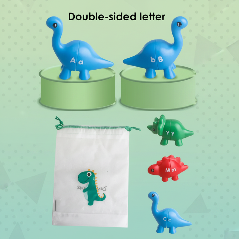 EduDino – Interaktywne i kreatywne – alfabet, kształty i cyfry: dinozaury