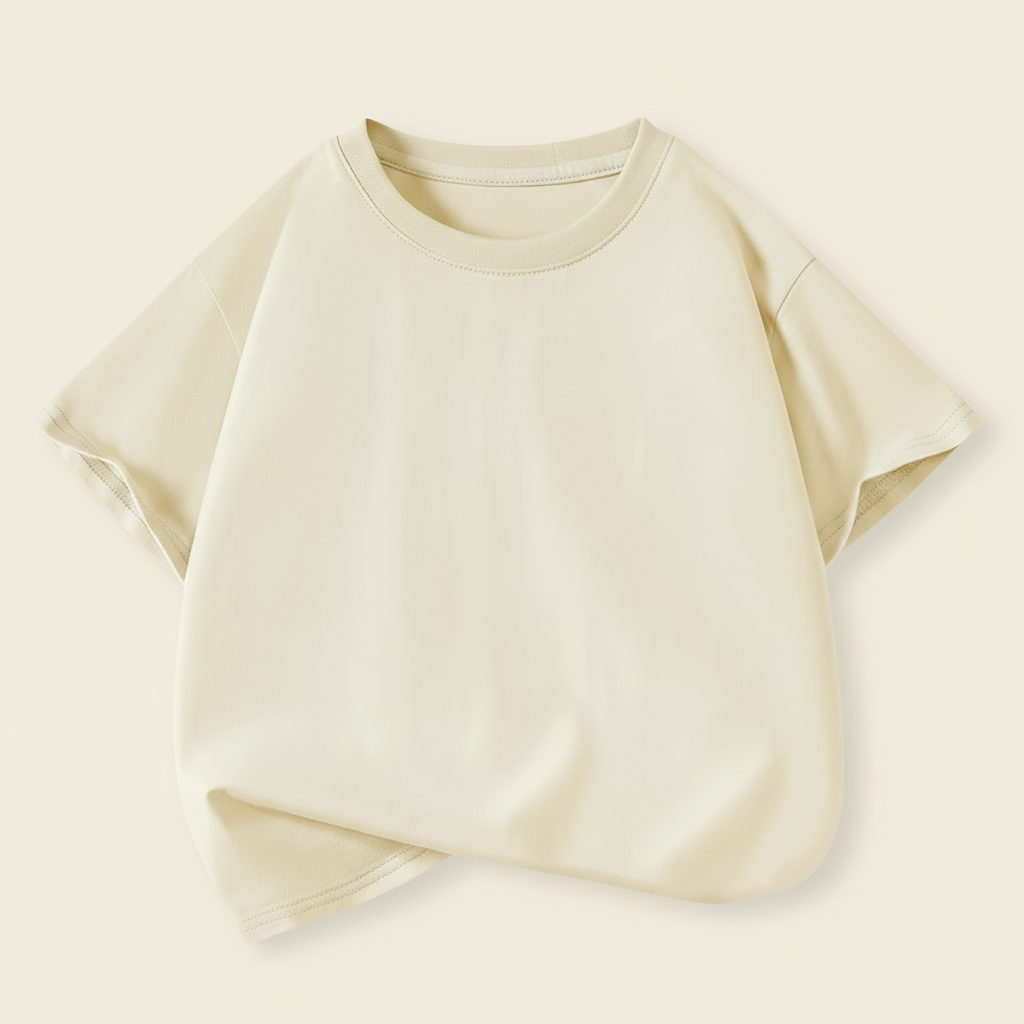 SimpleWear – Casual & Miękkie – T-shirt Relax Fit z okrągłym dekoltem