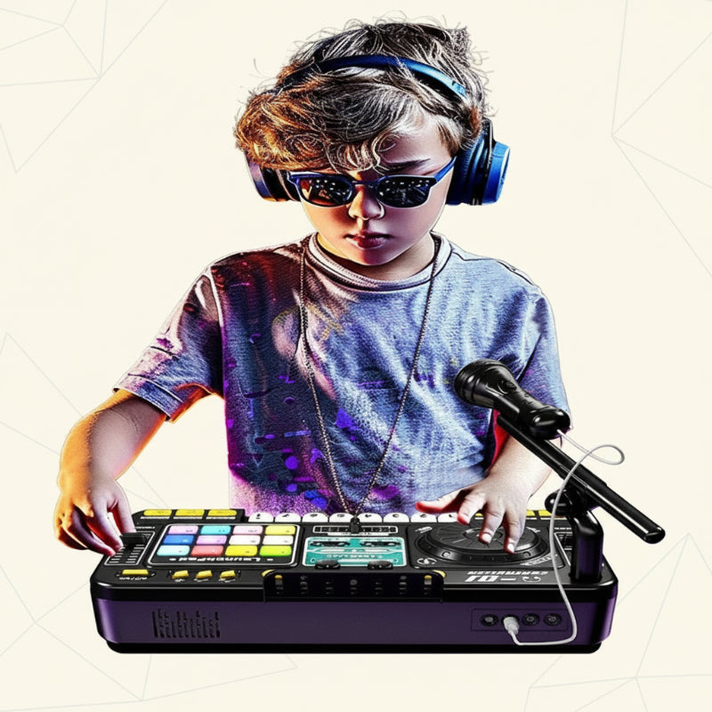 MiniDJ – Muzyczne i interaktywne – zabawka DJ Mixer