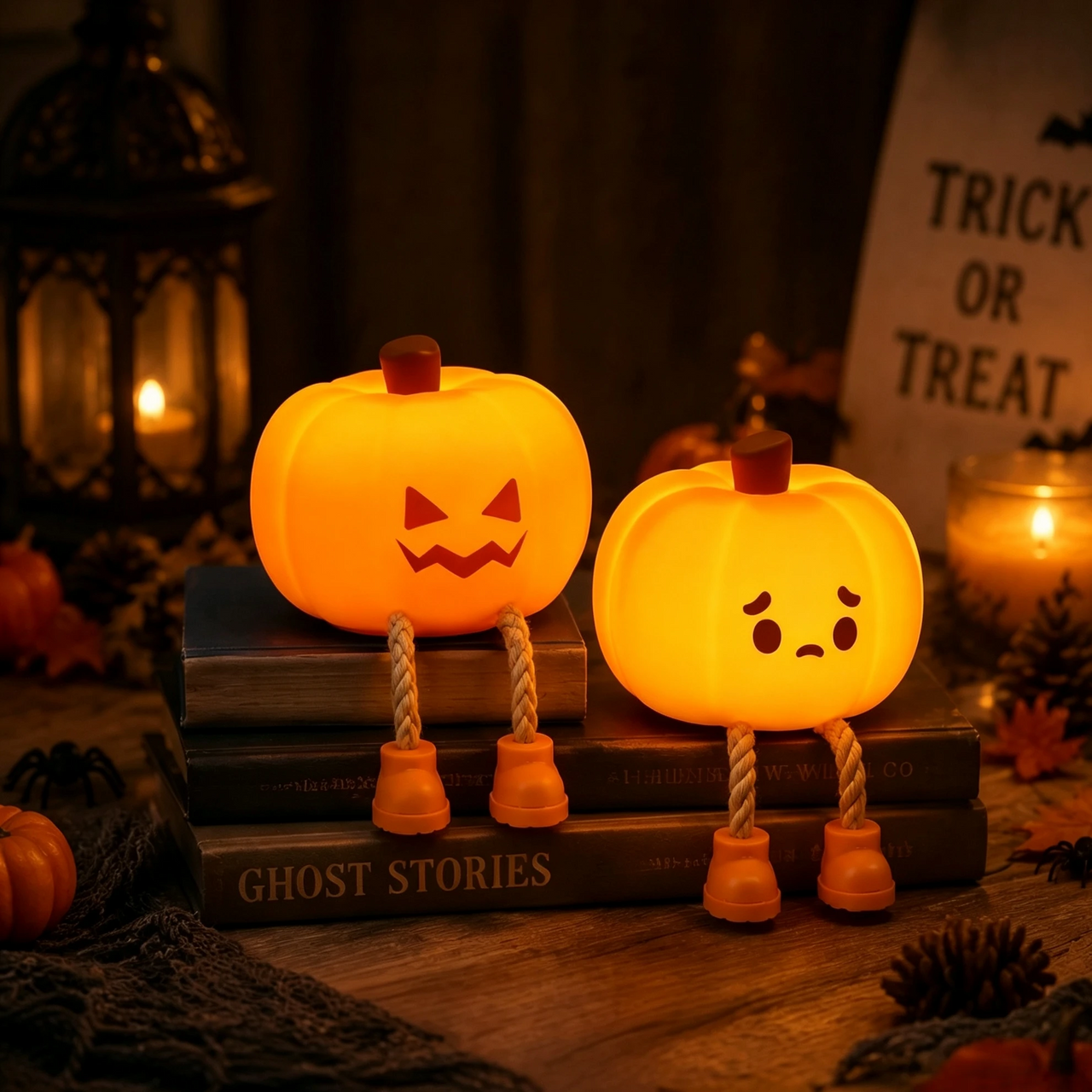 SpookyLamp – Urocza i nastrojowa – lampka nocna na Halloween