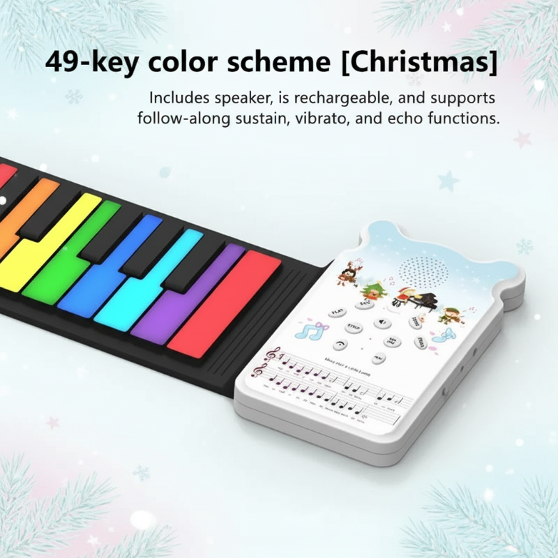 Roll-up Piano Keyboard – Kreatywne i edukacyjne – składane pianino