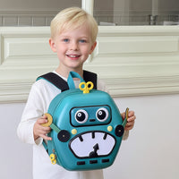 Thumbnail for MiniBot – Stylowy i praktyczny – plecak dziecięcy z motywem robota