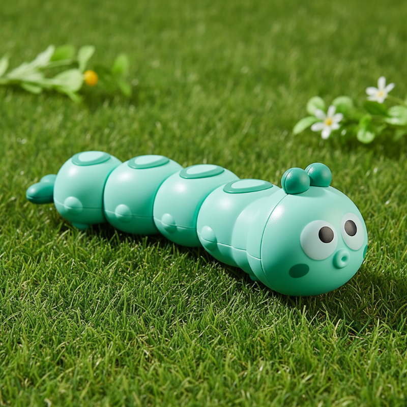 Wind-Up Caterpillar – Zabawne i ruchome – zabawki do raczkowania