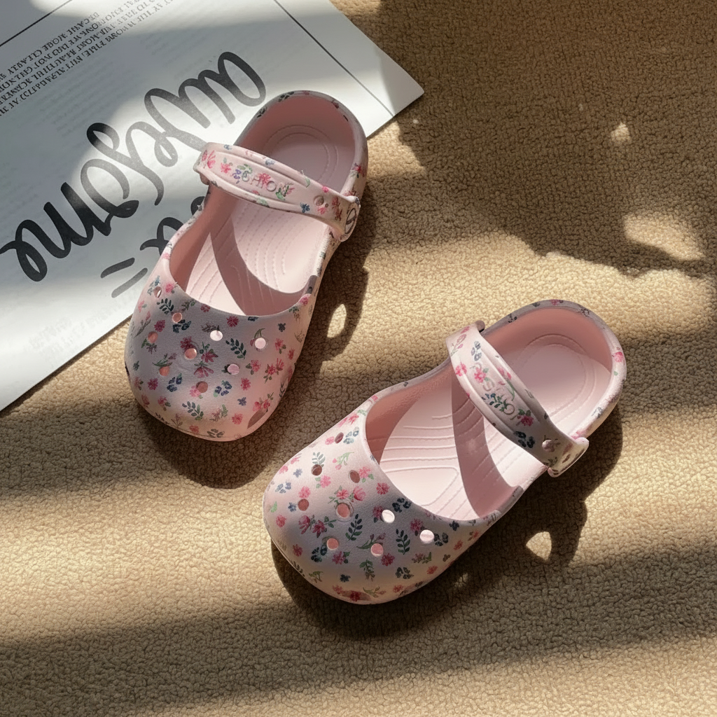 FlowerFeet – Eleganckie i wygodne – sandały w kwiaty