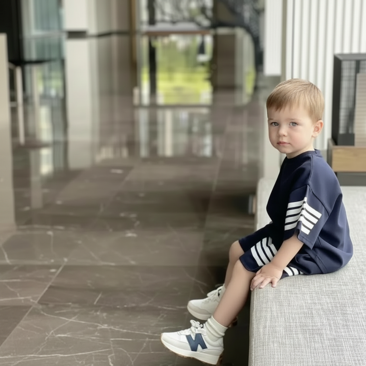 MiniSport – Sports & Casual – 2-częściowy zestaw składający się z szortów i koszulki
