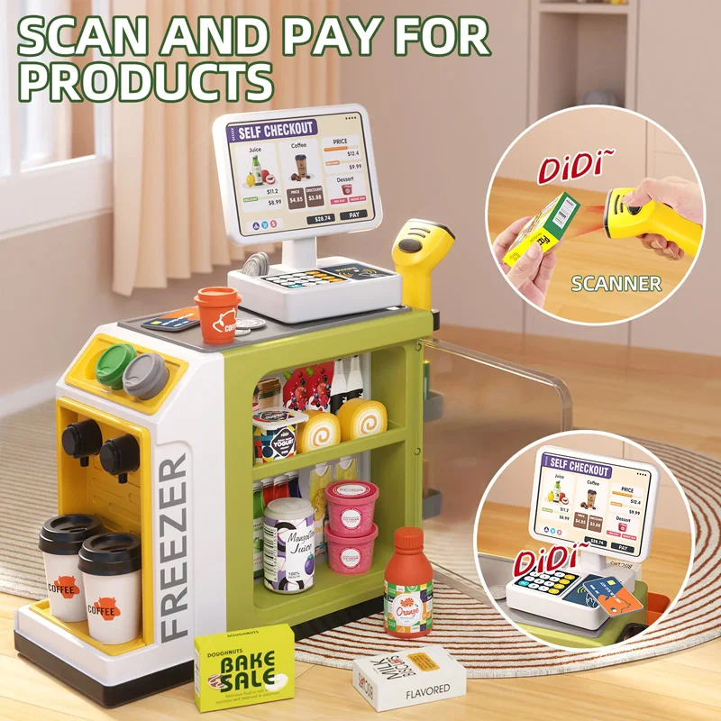 PlaySmart – Kreatywne i edukacyjne – zestaw do zabawy „Supermarket”