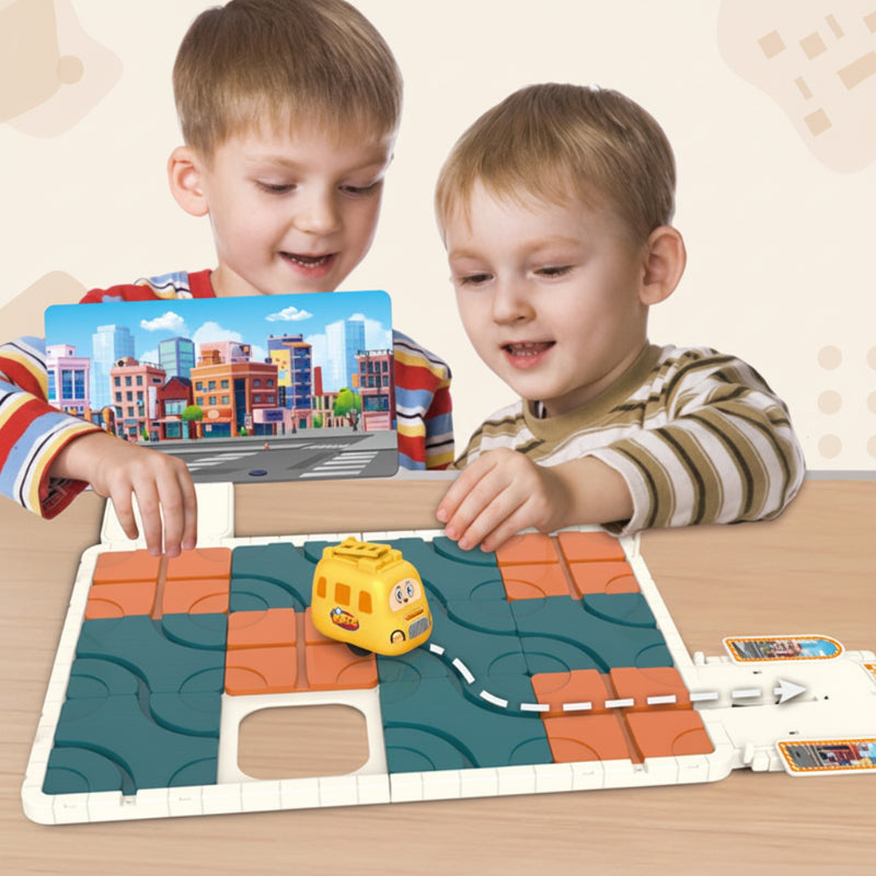 ThinkFun – Logiczne myślenie i koncentracja – Puzzle z pociągiem