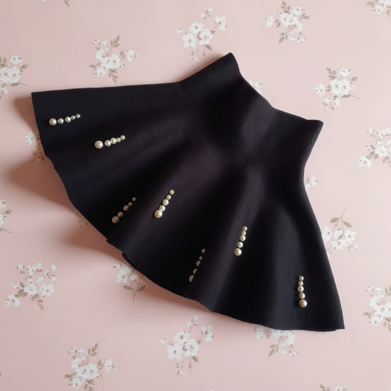 Girls Knitted Skirt – Komfort i styl – spódniczka dziecięca