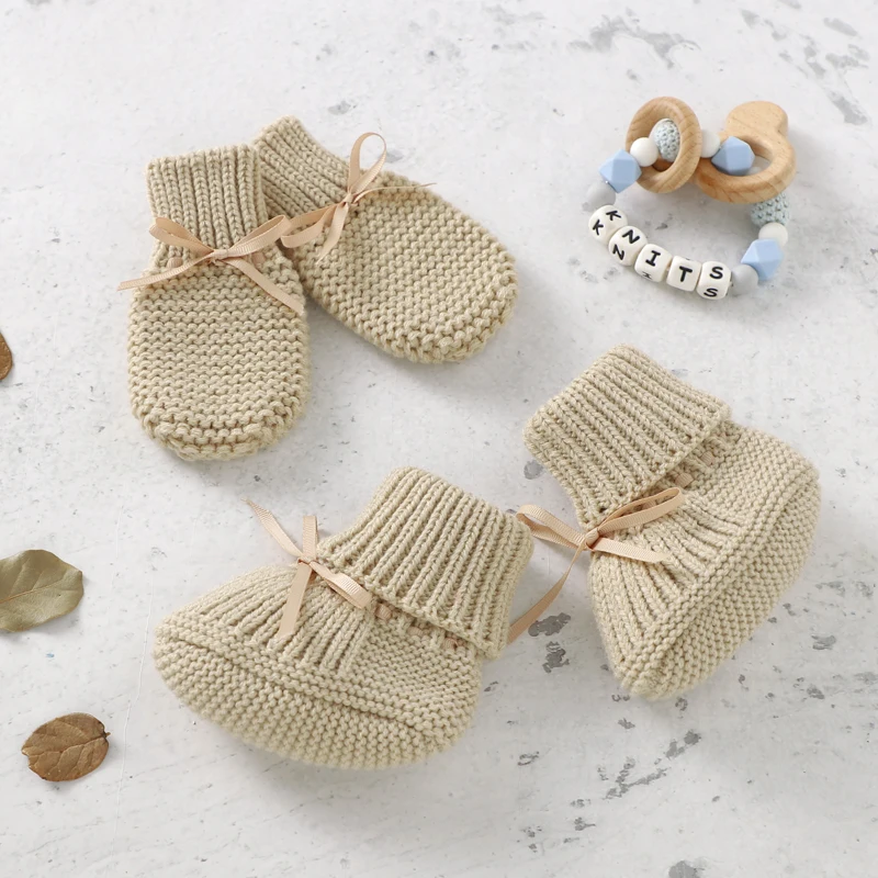Booties & Mittens – Miękkie i ciepłe – zestaw rękawiczek i bucików