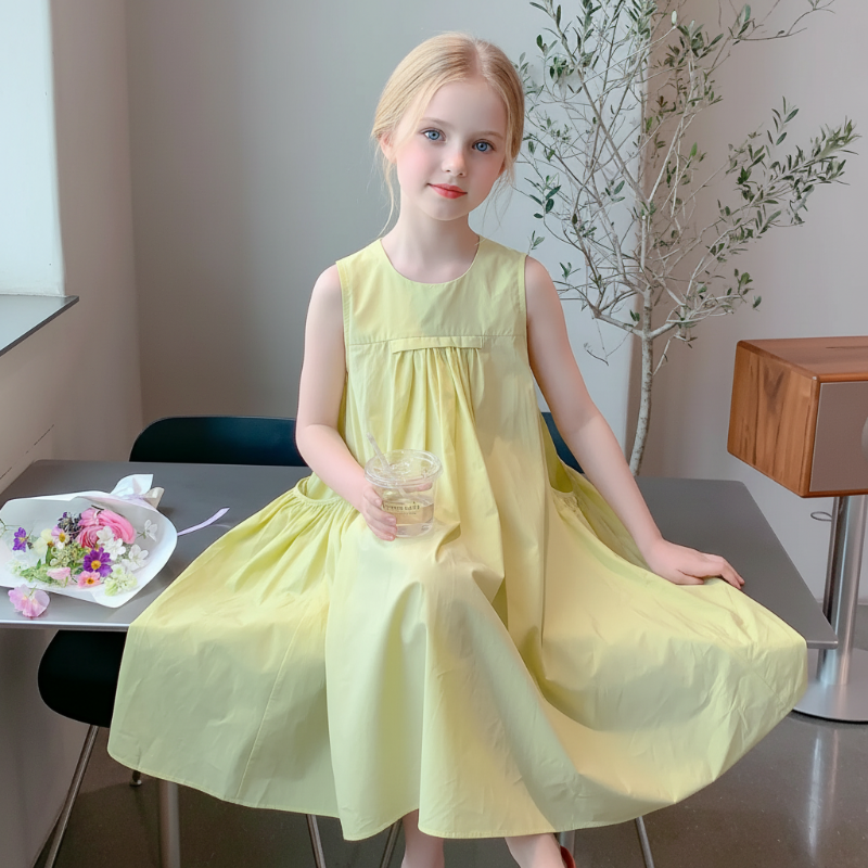 Summer Dress – Lekkie i letnie – żółta letnia sukienka