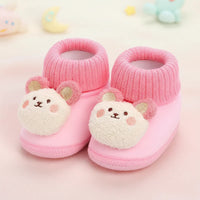 Thumbnail for CuddleSteps – Ciepłe i antypoślizgowe – kapcie dla dzieci z motywami zwierzęcymi