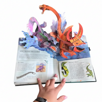 Thumbnail for JurassicKids – Ekscytująca i edukacyjna – encyklopedia dinozaurów 3D w formie książki z wyskakującymi ilustracjami
