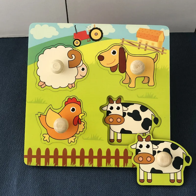 Clever Puzzle™ - Drewniana układanka dla dzieci - Drewniane puzzle