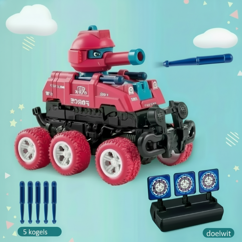 TankHero – Aktywny i wytrzymały - zabawkowy czołg z funkcją strzelania