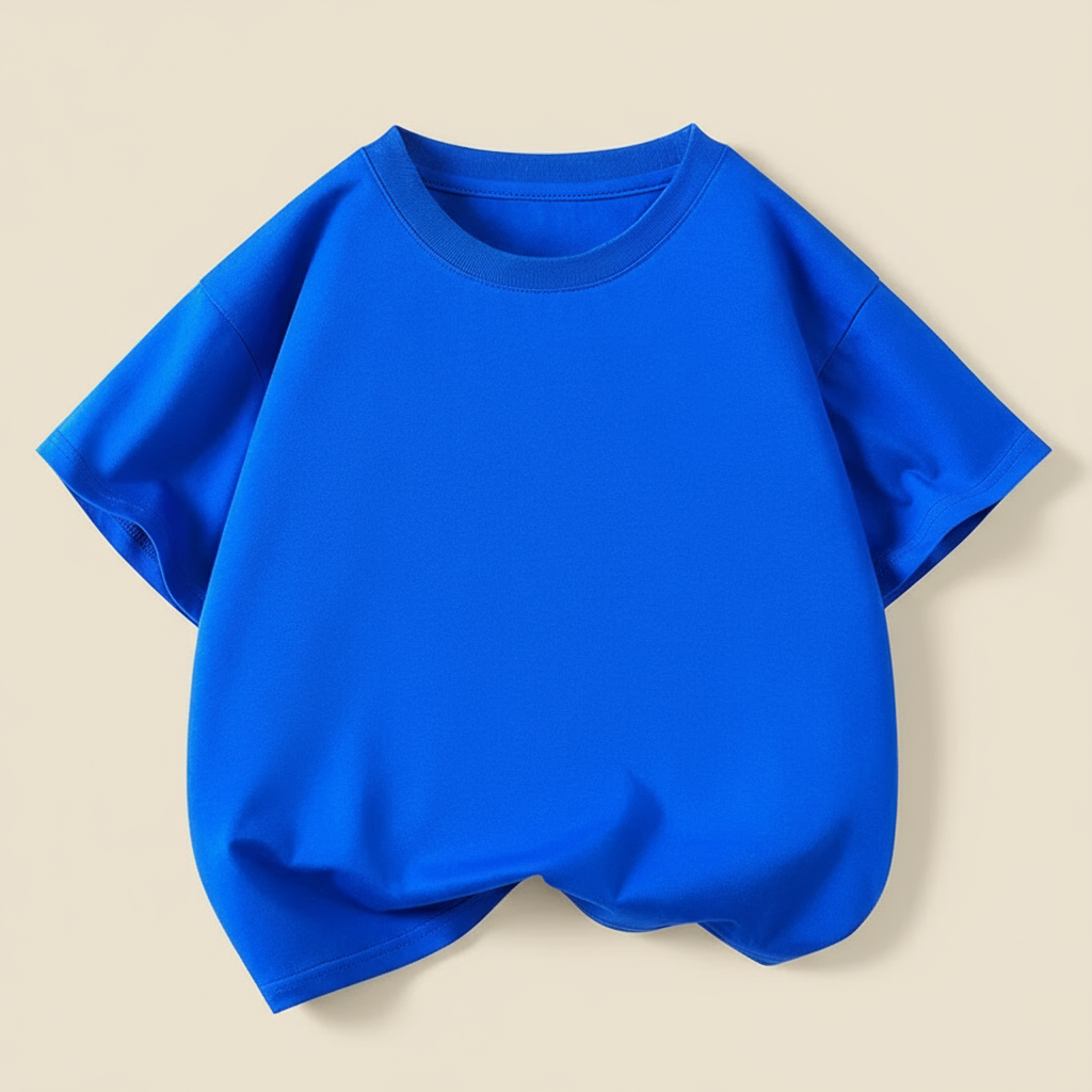 SimpleWear – Casual & Miękkie – T-shirt Relax Fit z okrągłym dekoltem