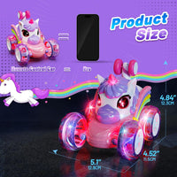 Thumbnail for GlowRide – Kolorowy i aktywny – samochód RC z jednorożcem