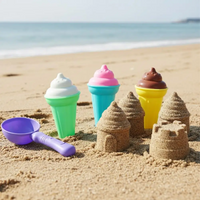 Thumbnail for BeachFun – Zabawa w piasku i kreatywność – zestaw do zabawy „Piasek, lody, łopatka”