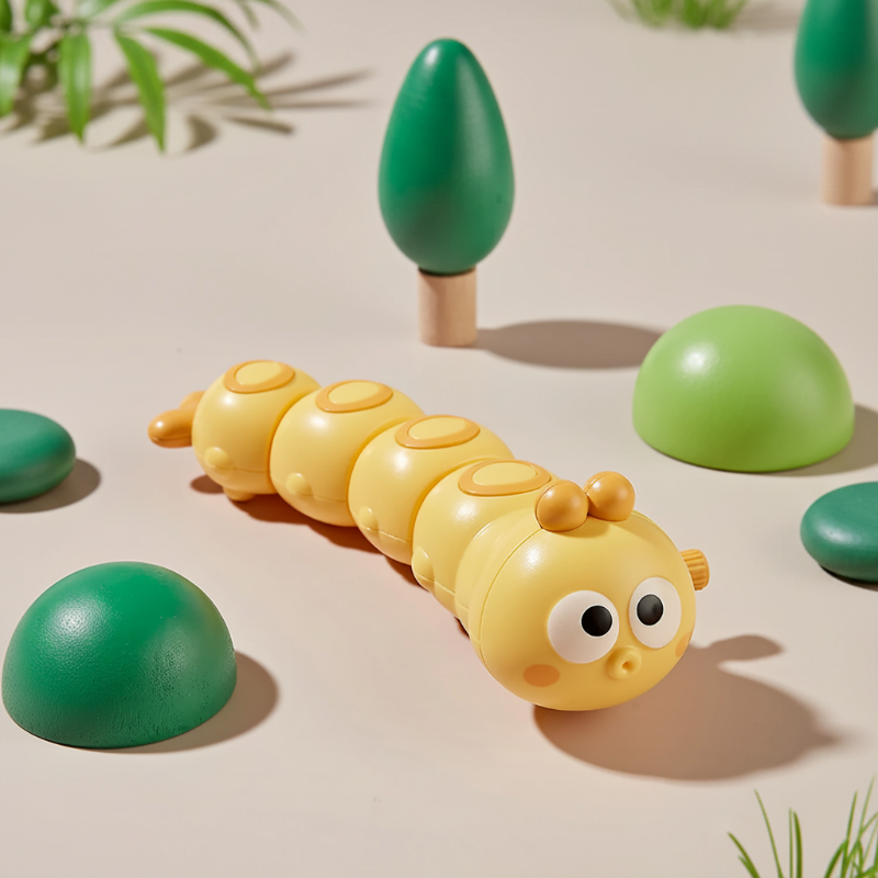 Wind-Up Caterpillar – Zabawne i ruchome – zabawki do raczkowania