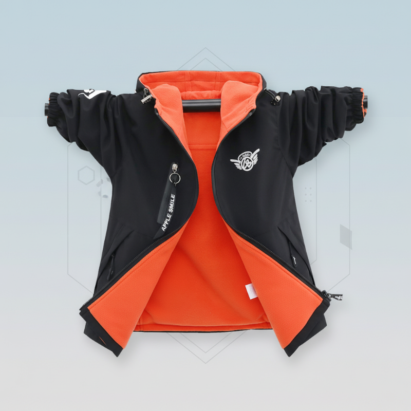 Reversible Kids Jacket – Wodoodporna i wiatroszczelna – lekka kurtka
