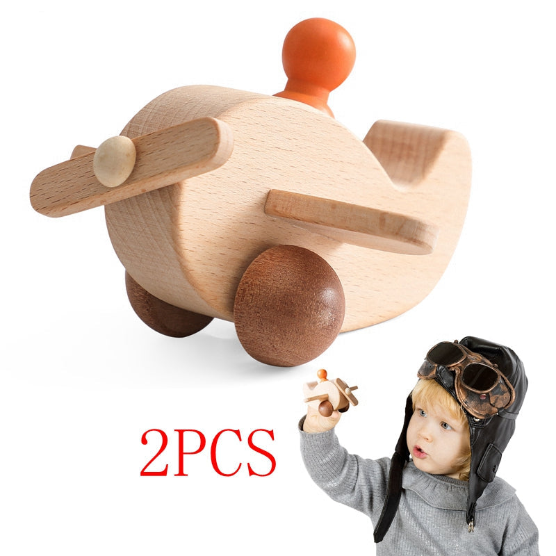 TrainCount –  Klasyczne i edukacyjne – drewniany pociąg Montessori
